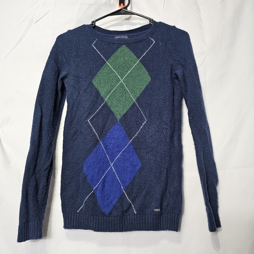 Tommy Hilfiger crew neck long sleeve sweater xs